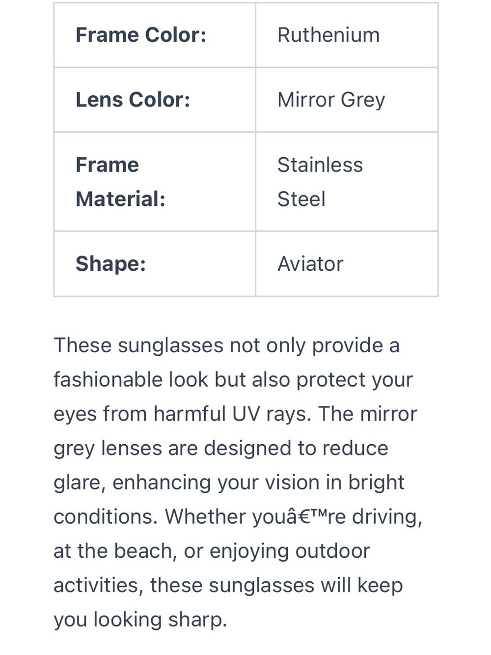 Hugo Boss Aviator Sunglasses in Ruthenium with Grey Mirror Lenses - Picture 6 of 7